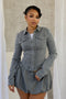 Ophelia Cotton Twill Jacket & Skirt SET
